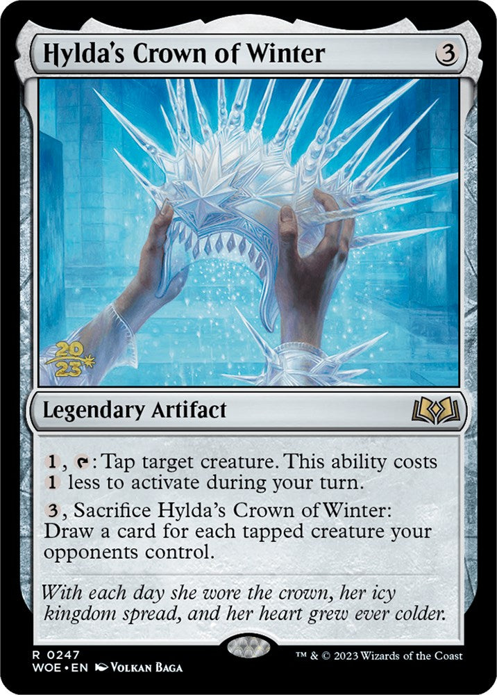 Hylda's Crown of Winter [Wilds of Eldraine Prerelease Promos] - Trinity Hobby