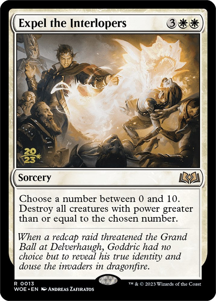 Expel the Interlopers [Wilds of Eldraine Prerelease Promos] - Trinity Hobby