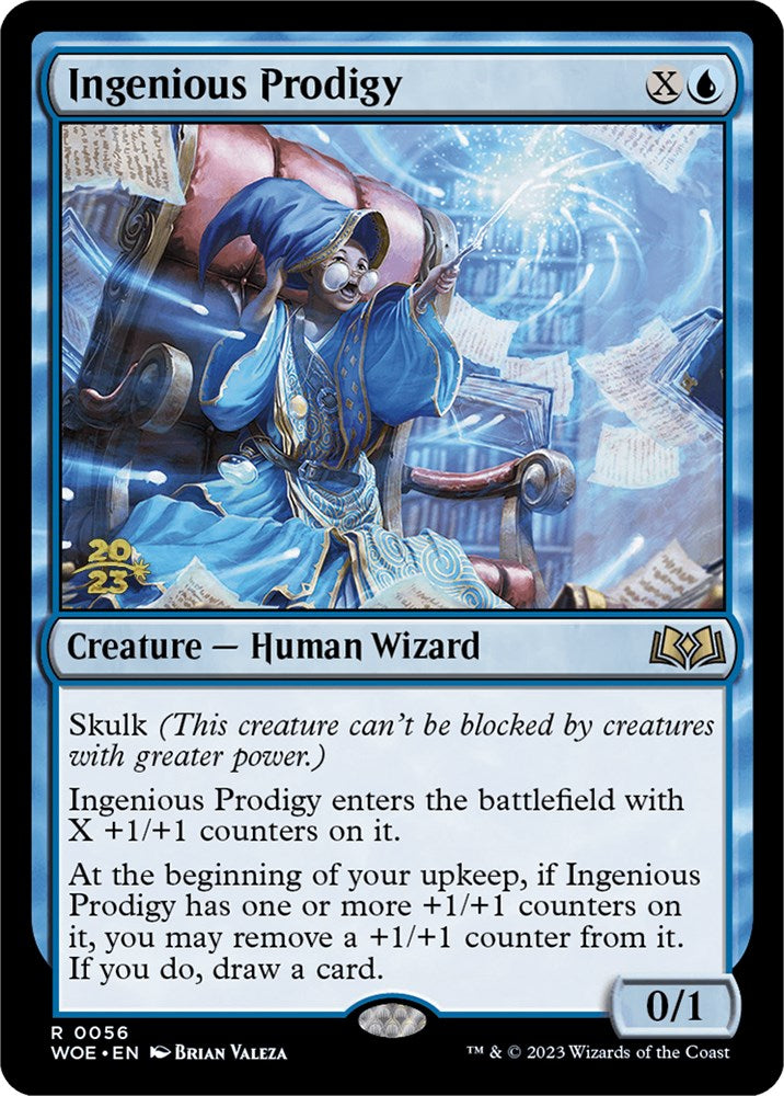 Ingenious Prodigy [Wilds of Eldraine Prerelease Promos] - Trinity Hobby