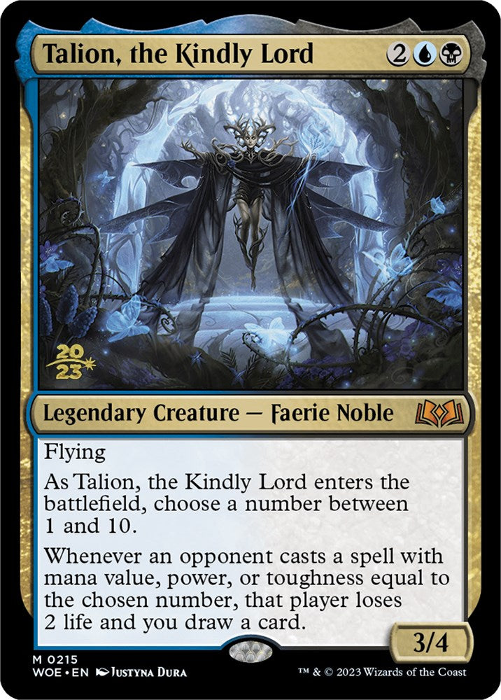 Talion, the Kindly Lord [Wilds of Eldraine Prerelease Promos] - Trinity Hobby