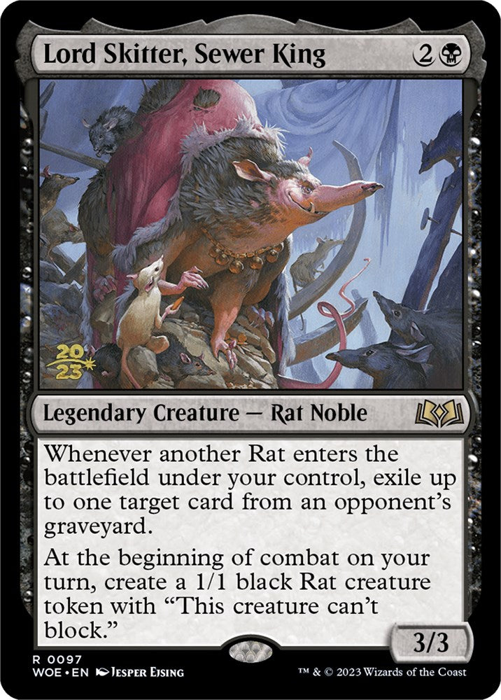 Lord Skitter, Sewer King [Wilds of Eldraine Prerelease Promos] - Trinity Hobby