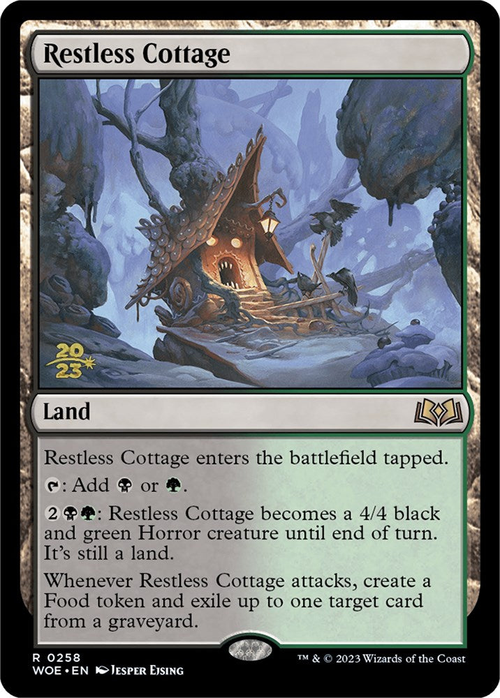 Restless Cottage [Wilds of Eldraine Prerelease Promos] - Trinity Hobby