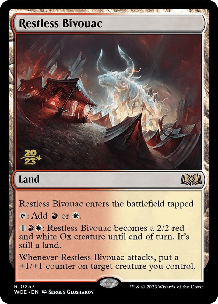 Restless Bivouac [Wilds of Eldraine Prerelease Promos] - Trinity Hobby