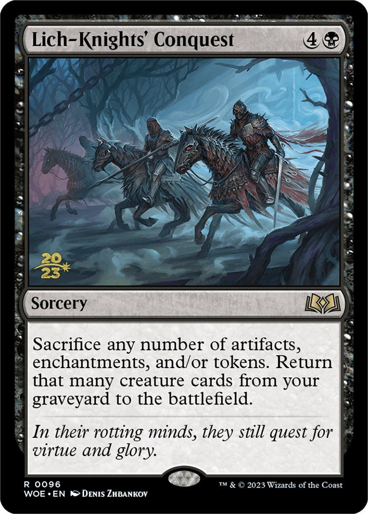 Lich-Knights' Conquest [Wilds of Eldraine Prerelease Promos] - Trinity Hobby