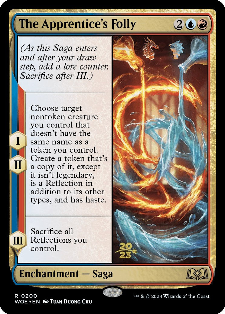 The Apprentice's Folly [Wilds of Eldraine Prerelease Promos] - Trinity Hobby