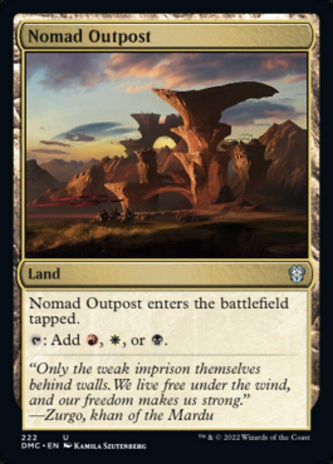 Nomad Outpost [Dominaria United Commander] - Trinity Hobby