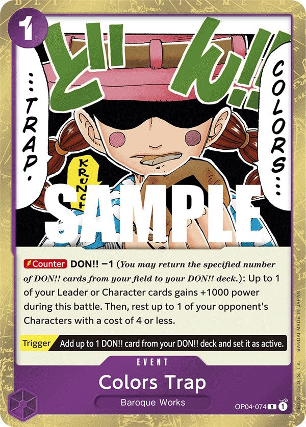 Colors Trap (OP04-074) - [Kingdoms of Intrigue] Foil - Trinity Hobby