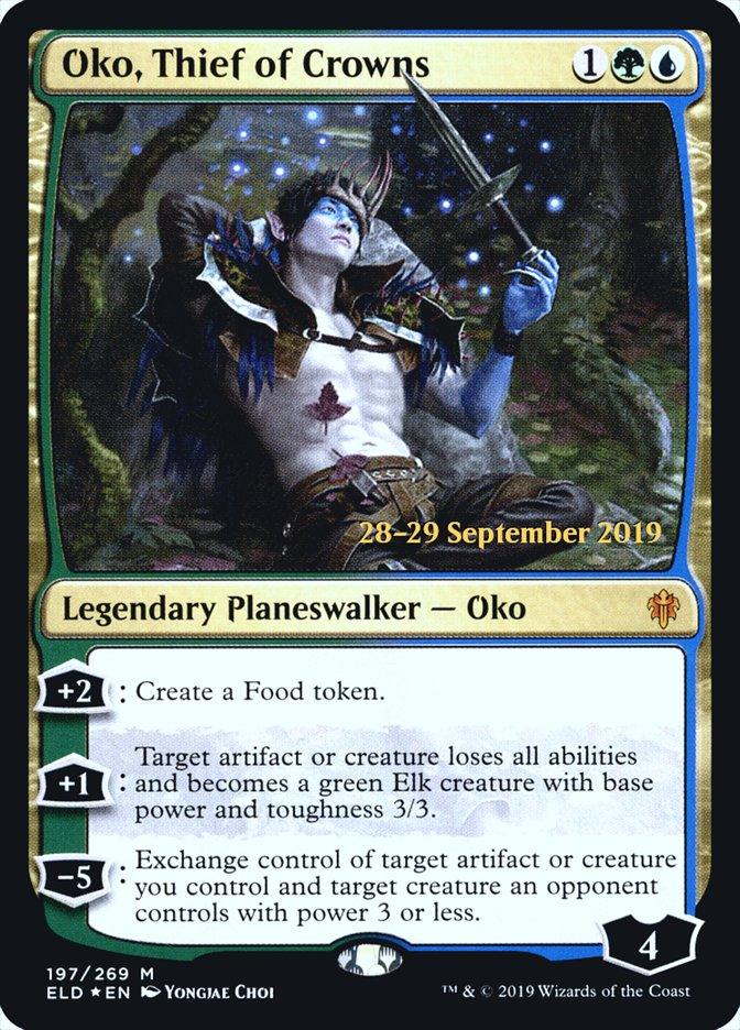 Oko, Thief of Crowns [Throne of Eldraine Prerelease Promos] - Trinity Hobby