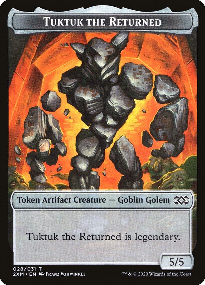 Elephant // Tuktuk the Returned Double-Sided Token [Double Masters Tokens] - Trinity Hobby