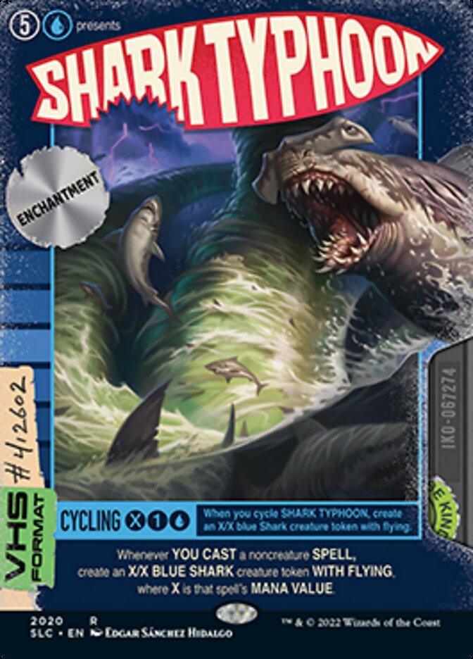 Shark Typhoon (Borderless Alternate Art) [Secret Lair 30th Anniversary Countdown Kit] - Trinity Hobby