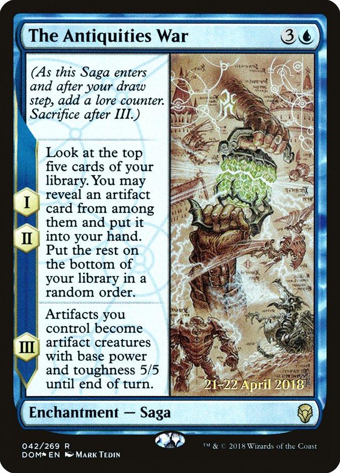 The Antiquities War [Dominaria Prerelease Promos] - Trinity Hobby