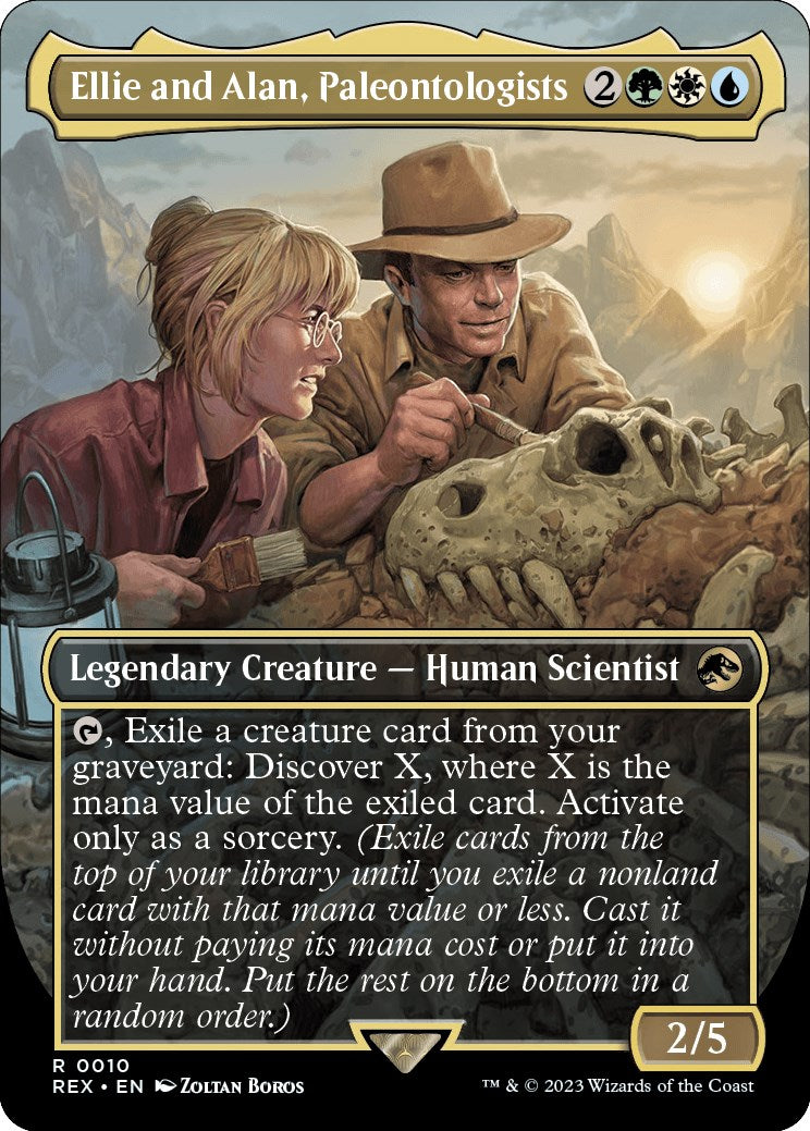 Ellie and Alan, Paleontologists (Borderless) [Jurassic World Collection] - Trinity Hobby