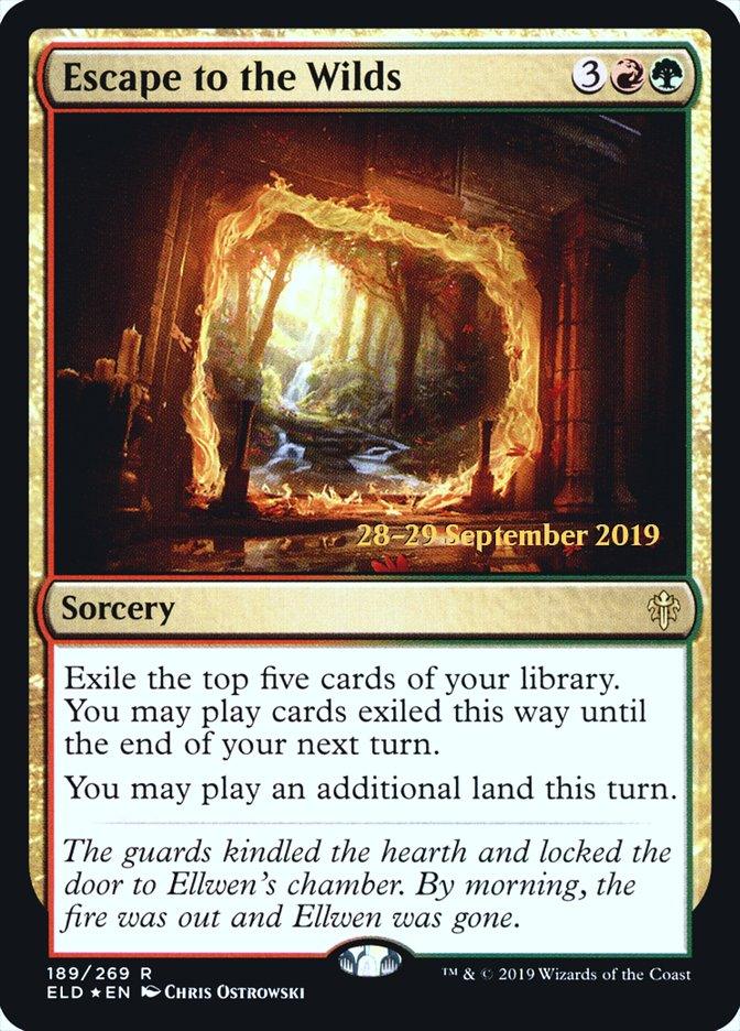Escape to the Wilds [Throne of Eldraine Prerelease Promos] - Trinity Hobby