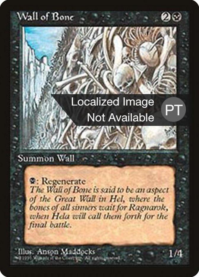 Wall of Bone [Fourth Edition (Foreign Black Border)] - Trinity Hobby