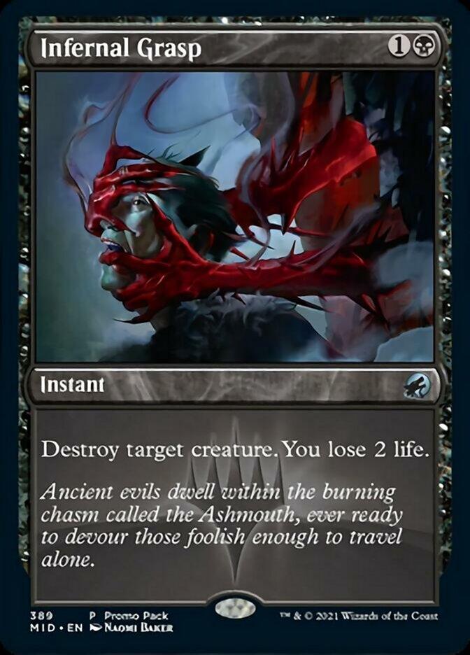 Infernal Grasp (Promo Pack) [Innistrad: Midnight Hunt Promos] - Trinity Hobby