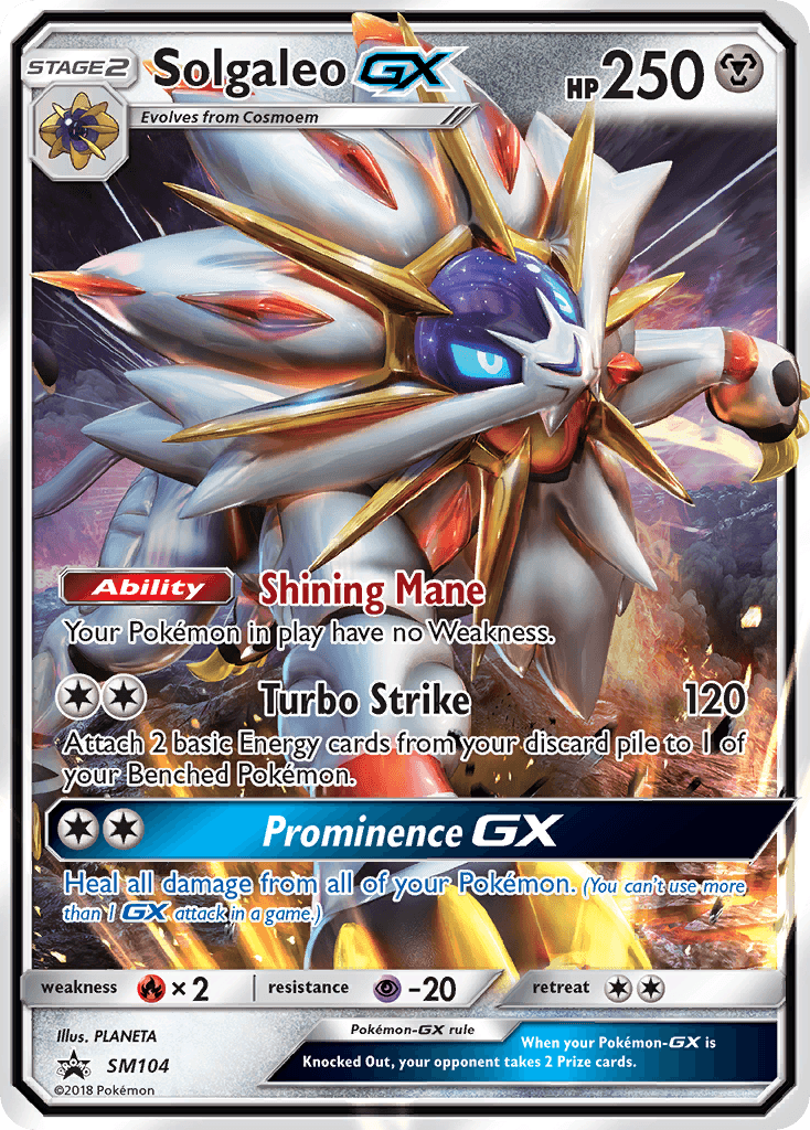 Solgaleo GX (SM104) [Sun & Moon: Black Star Promos] - Trinity Hobby