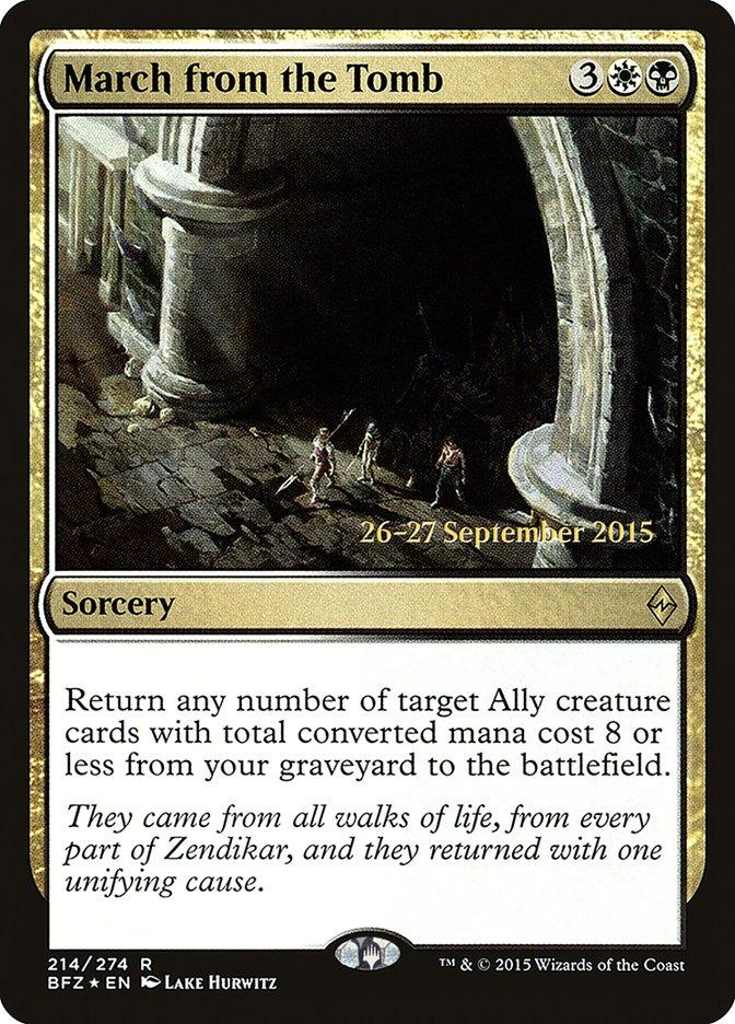March from the Tomb [Battle for Zendikar Prerelease Promos] - Trinity Hobby