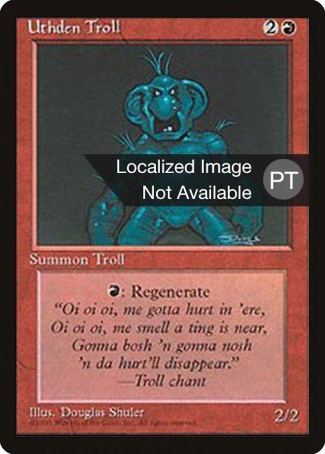 Uthden Troll [Fourth Edition (Foreign Black Border)] - Trinity Hobby