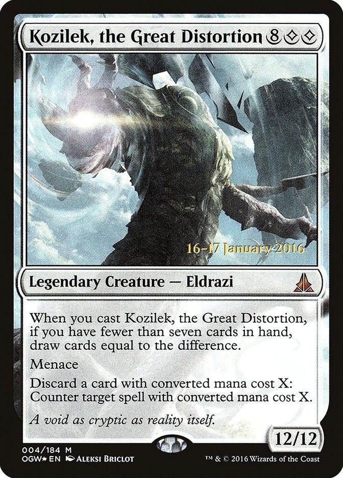 Kozilek, the Great Distortion [Oath of the Gatewatch Prerelease Promos] - Trinity Hobby