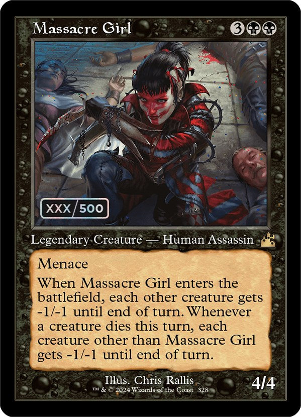 Massacre Girl (Retro) (Serialized) [Ravnica Remastered] - Trinity Hobby