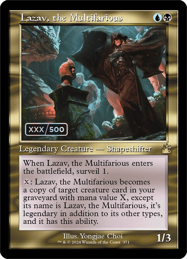 Lazav, the Multifarious (Retro) (Serialized) [Ravnica Remastered] - Trinity Hobby