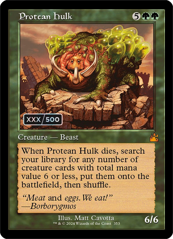Protean Hulk (Retro) (Serialized) [Ravnica Remastered] - Trinity Hobby
