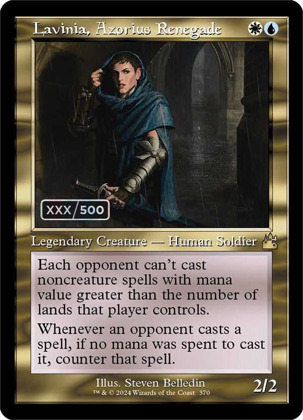 Lavinia, Azorius Renegade (Retro) (Serialized) [Ravnica Remastered] - Trinity Hobby