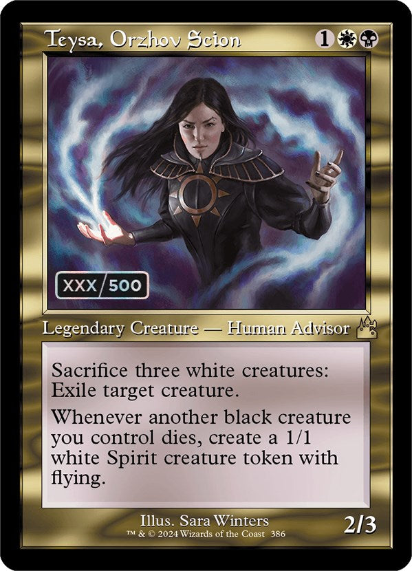 Teysa, Orzhov Scion (Retro) (Serialized) [Ravnica Remastered] - Trinity Hobby