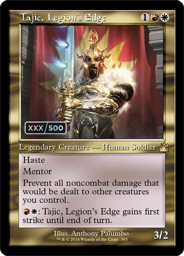 Tajic, Legion's Edge (Retro) (Serialized) [Ravnica Remastered] - Trinity Hobby
