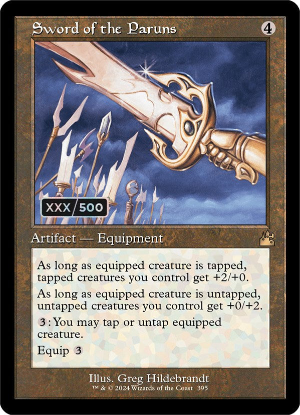 Sword of the Paruns (Retro) (Serialized) [Ravnica Remastered] - Trinity Hobby