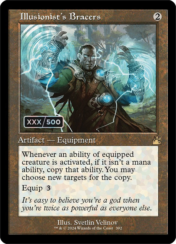 Illusionist's Bracers (Retro) (Serialized) [Ravnica Remastered] - Trinity Hobby