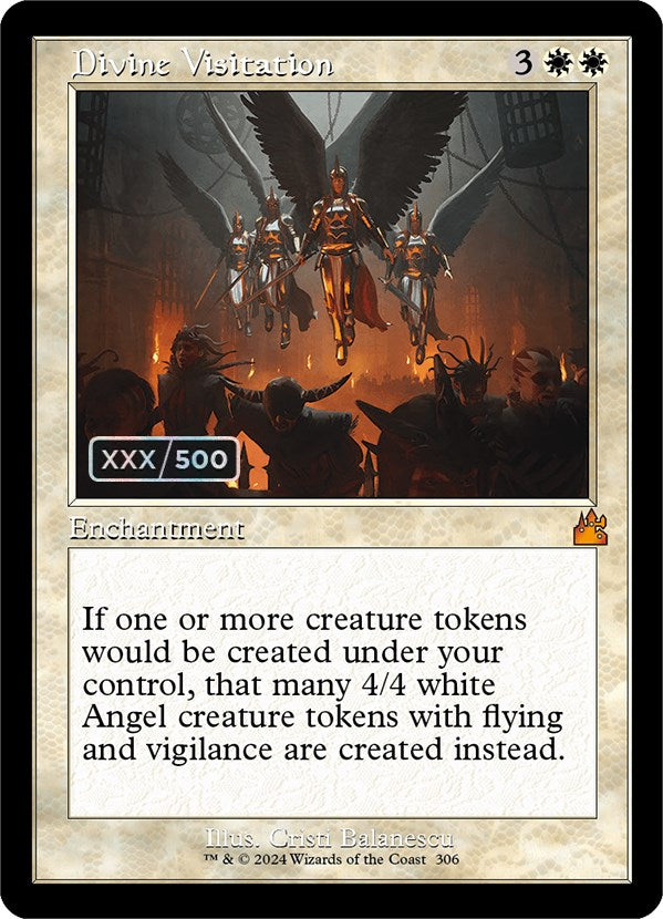 Divine Visitation (Retro) (Serialized) [Ravnica Remastered] - Trinity Hobby