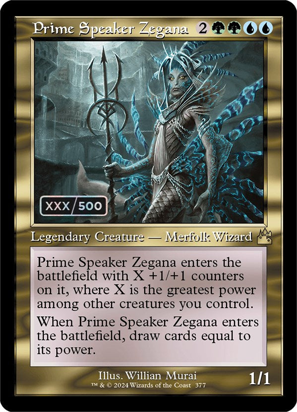 Prime Speaker Zegana (Retro) (Serialized) [Ravnica Remastered] - Trinity Hobby