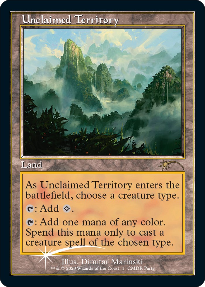 Unclaimed Territory (Retro) [Wizards Play Network 2023] - Trinity Hobby