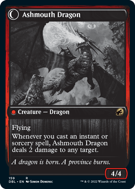 Smoldering Egg // Ashmouth Dragon [Innistrad: Double Feature] - Trinity Hobby