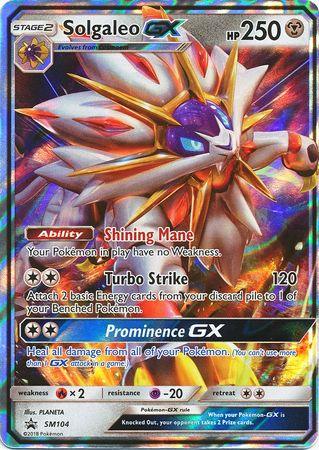 Solgaleo GX (SM104) (Jumbo Card) [Sun & Moon: Black Star Promos] - Trinity Hobby