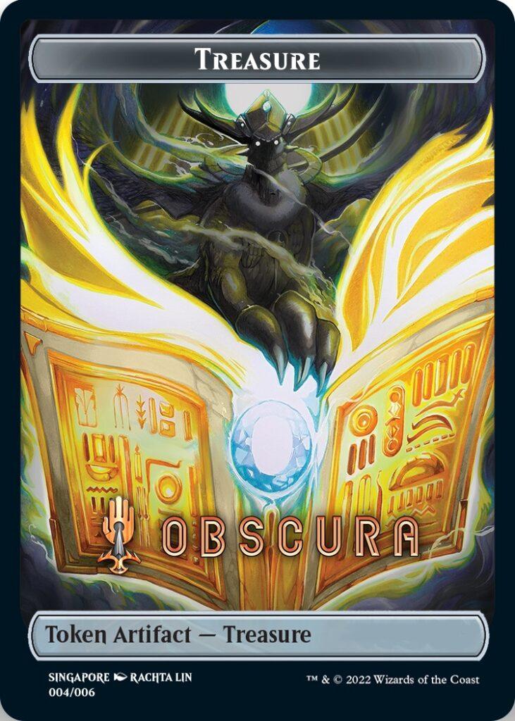 Treasure Token (Obscura) (Southeast Asia Artists) [Streets of New Capenna Tokens] - Trinity Hobby