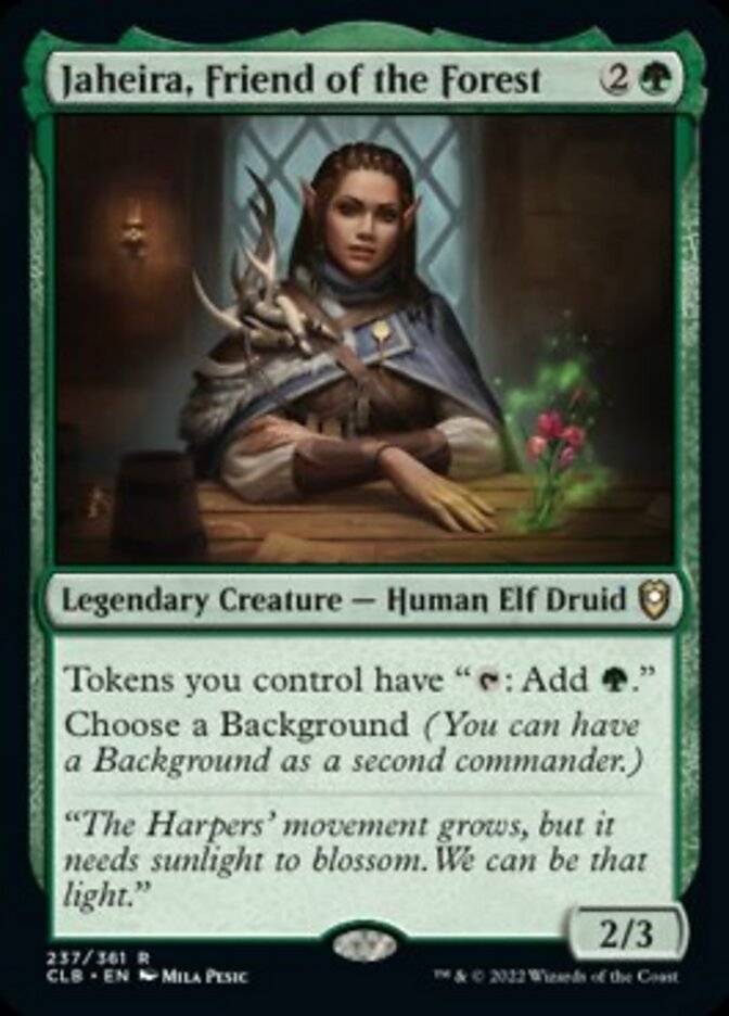 Jaheira, Friend of the Forest [Commander Legends: Battle for Baldur's Gate] - Trinity Hobby