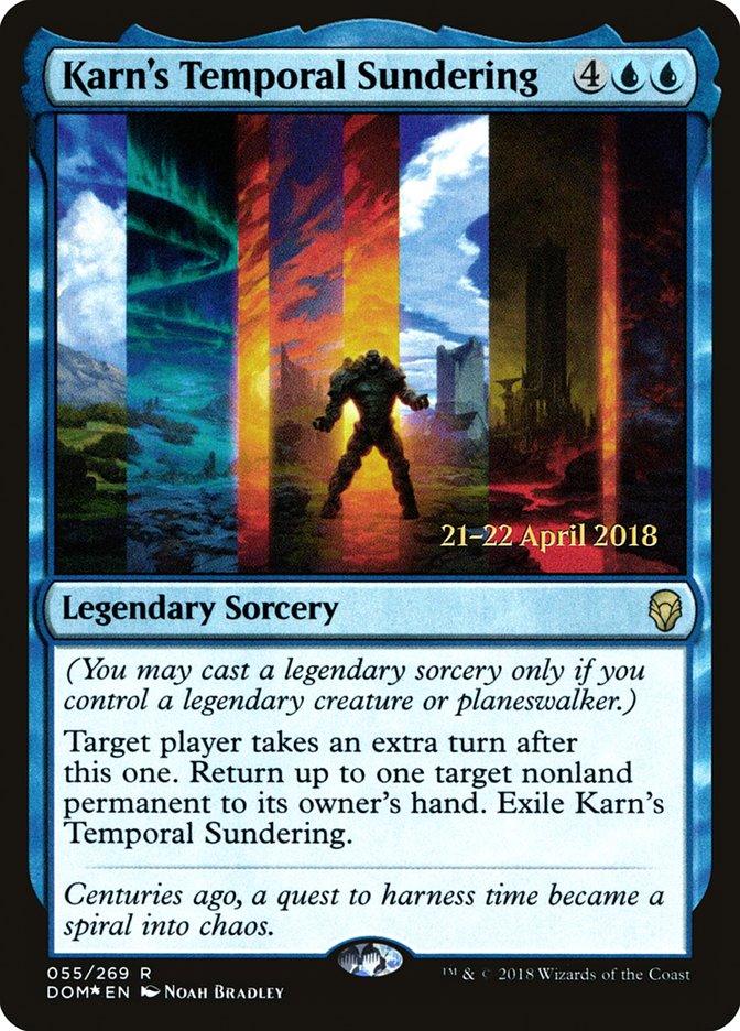 Karn's Temporal Sundering [Dominaria Prerelease Promos] - Trinity Hobby