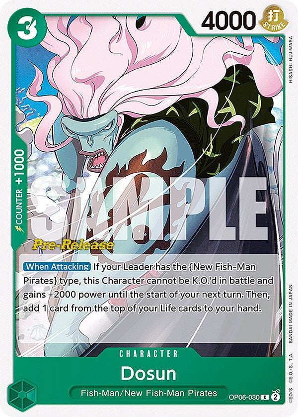 Dosun (OP06-030) - [Wings of the Captain Pre-Release Cards] - Trinity Hobby