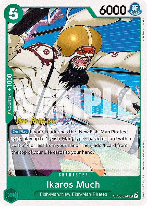 Ikaros Much (OP06-024) - [Wings of the Captain Pre-Release Cards] - Trinity Hobby