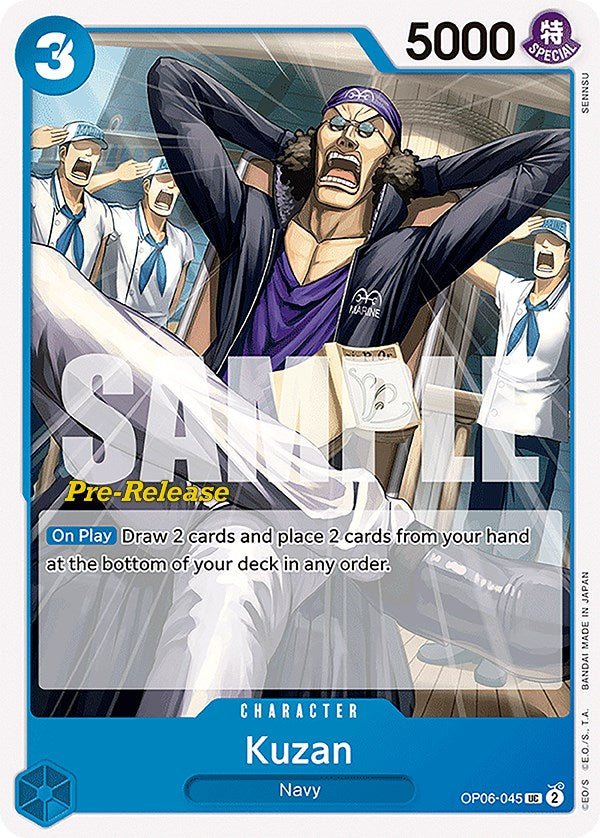 Kuzan (OP06-045) - [Wings of the Captain Pre-Release Cards] - Trinity Hobby