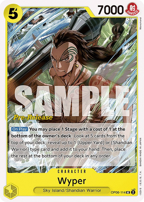 Wyper (OP06-114) - [Wings of the Captain Pre-Release Cards] - Trinity Hobby