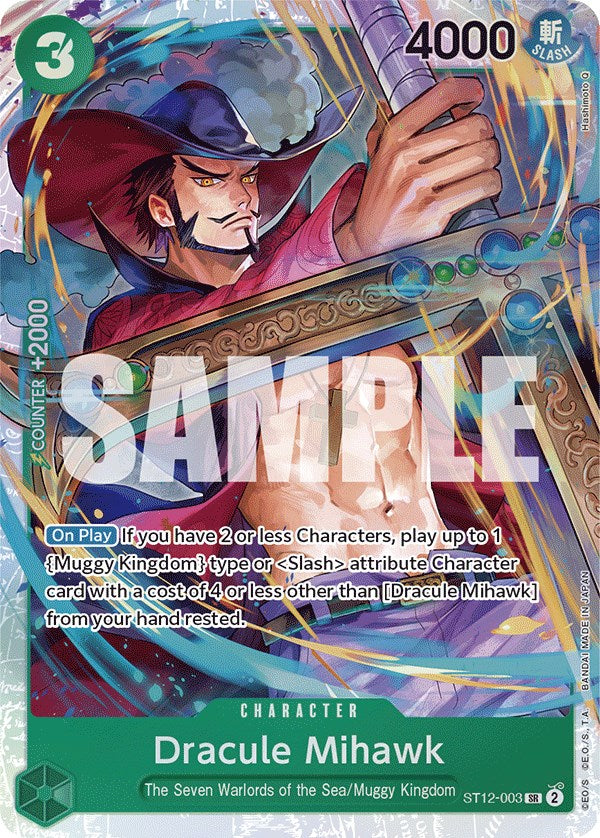 Dracule Mihawk (ST12-003) - [Starter Deck 12: Zoro and Sanji] Foil - Trinity Hobby