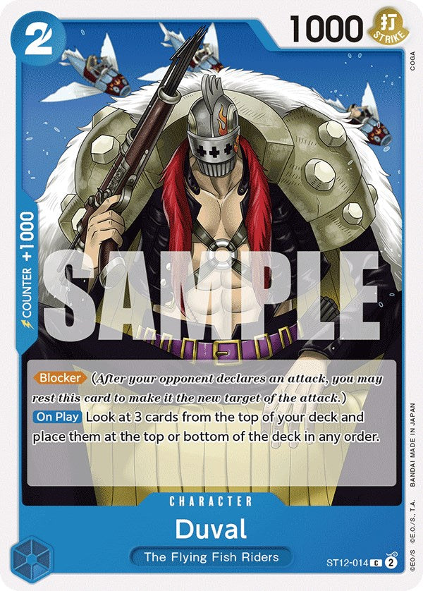 Duval (ST12-014) - [Starter Deck 12: Zoro and Sanji] - Trinity Hobby