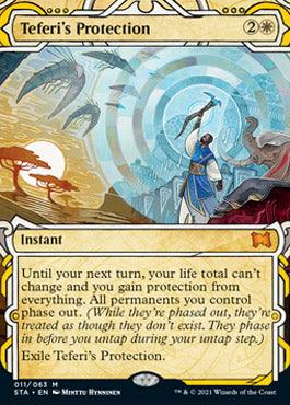 Teferi's Protection (Foil Etched) [Strixhaven: School of Mages Mystical Archive] - Trinity Hobby