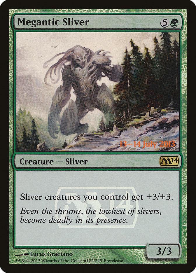Megantic Sliver [Magic 2014 Prerelease Promos] - Trinity Hobby