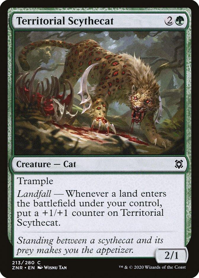 Territorial Scythecat [Zendikar Rising] - Trinity Hobby