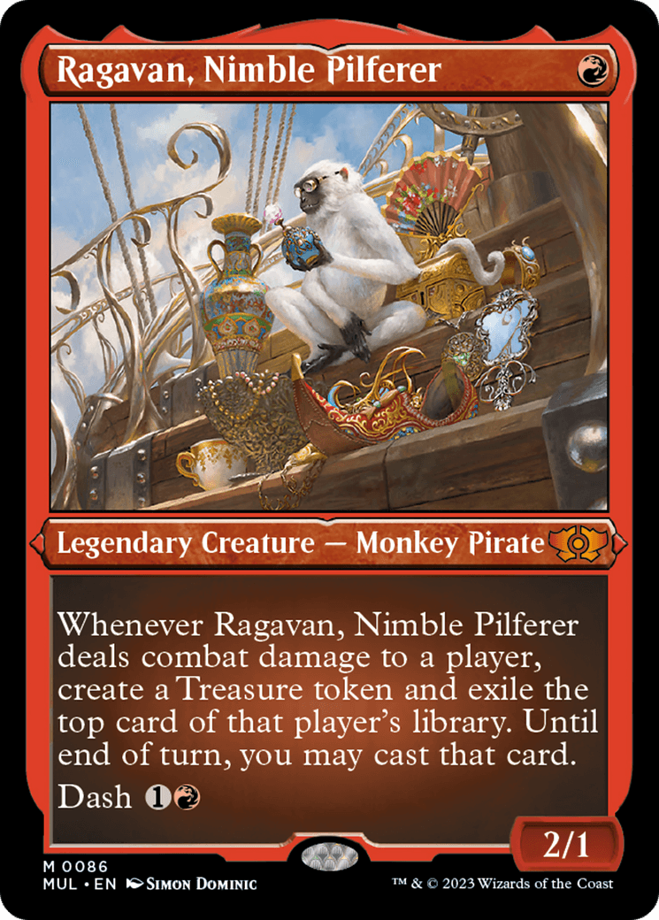 Ragavan, Nimble Pilferer (Foil Etched) [Multiverse Legends] - Trinity Hobby