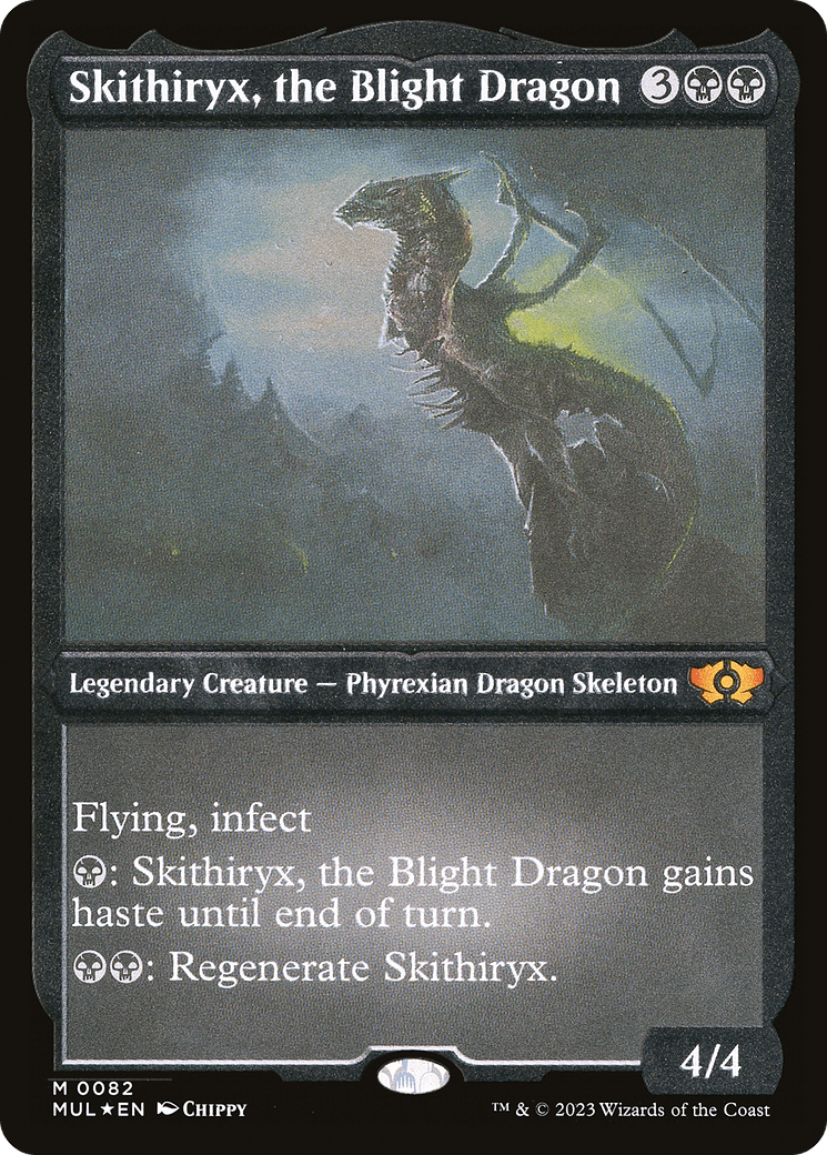 Skithiryx, the Blight Dragon (Foil Etched) [Multiverse Legends] - Trinity Hobby
